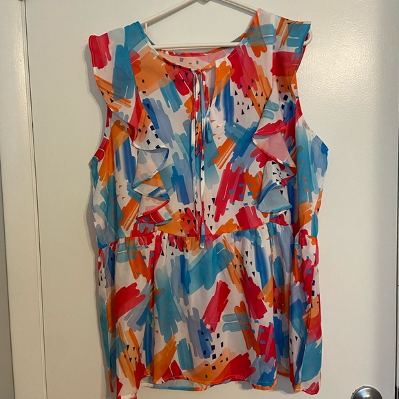 Tops - Colorful Abstract blouse